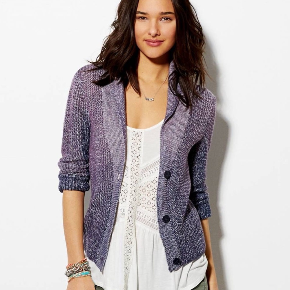 American Eagle Shawl Collar Cardigan